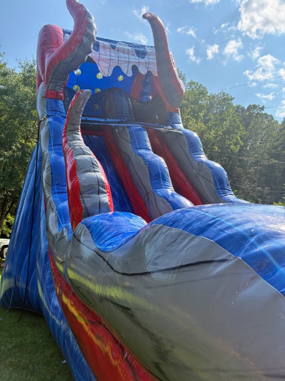 Ocean Battle Water slide with pool